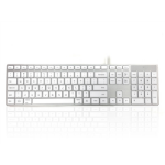 Accuratus KYBAC301-UMAC-US keyboard USB QWERTY US English White