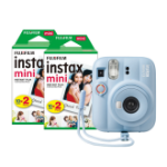 Fujifilm Instax Mini 13 Instant Camera - Frost Blue - Camera + 40 Shot Pack