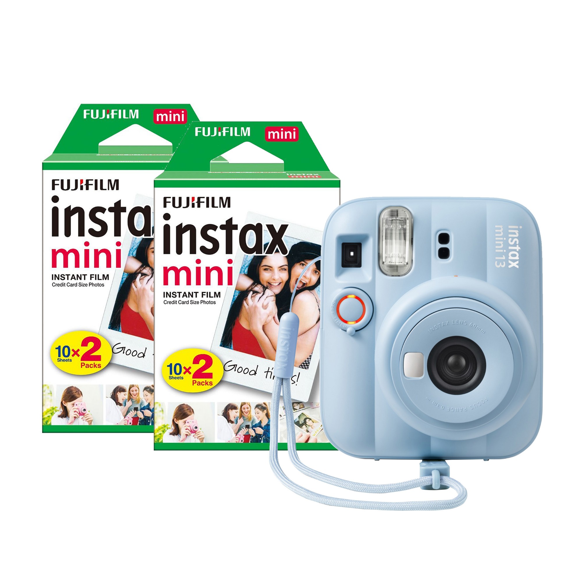 Fujifilm Instax Mini 13 Instant Camera - Frost Blue - Camera + 40 Shot