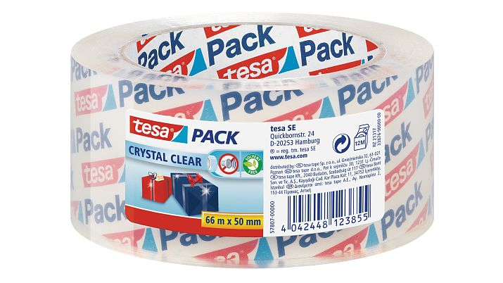 Image of TESA 57807 66 m Polypropylene (PP) Transparent 1 pc(s)