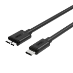 UNITEK Y-C475BK USB cable USB 3.2 Gen 1 (3.1 Gen 1) 1 m USB C Micro-USB B Black