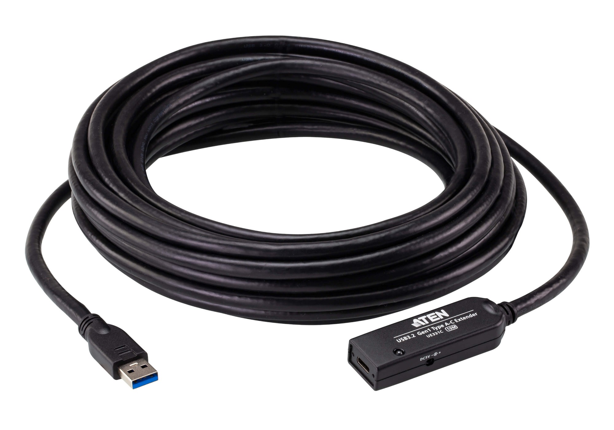 UE331C ATEN UE331C - 10 m - USB A - USB A - USB 3.2 Gen 1 (3.1 Gen 1) - 5000 Mbit/s - Black