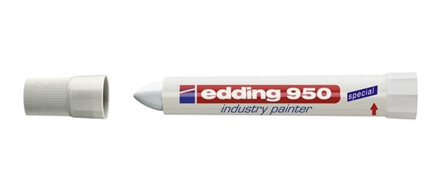 Image of Edding 950 permanent marker Bullet tip White 1 pc(s)