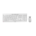 CHERRY Stream Desktop Recharge Tastatur Maus enthalten Universal RF Wireless QWERTZ Deutsch Grau