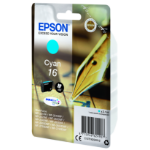 Epson C13T16224022/16 Ink cartridge cyan Blister Radio Frequency, 165 pages 3,1ml for Epson WF 2010