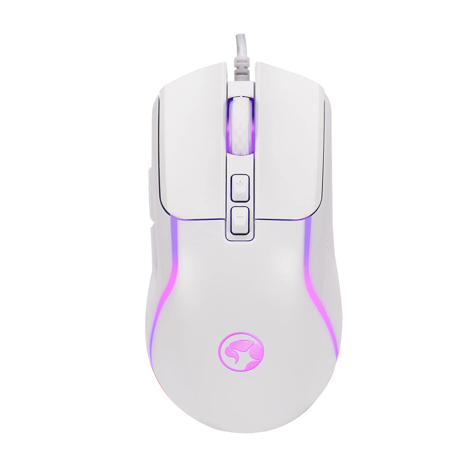 Marvo White Scorpion M292 Capo 20 Usb Rgb Programmable Gaming Mouse (White)