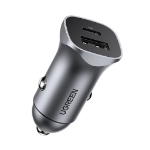 Ugreen EU Product - car charger USB-C / USB-A  24W  PD  QC - Gray