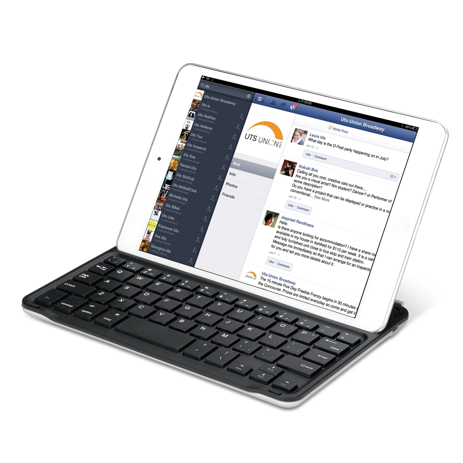 Genius Computer Technology LuxePad i9010 Bluetooth Black, Grey