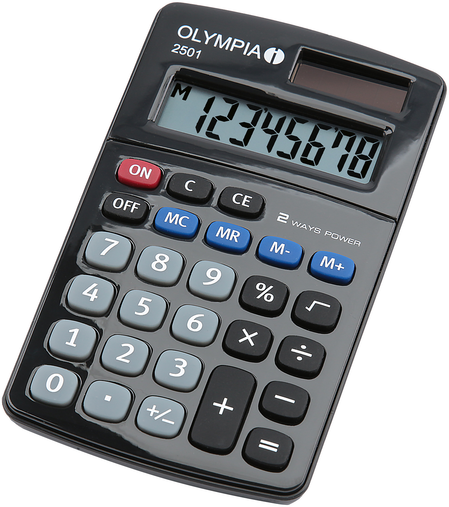 Image of Olympia 2501 calculator Desktop Basic Black, Blue, Grey