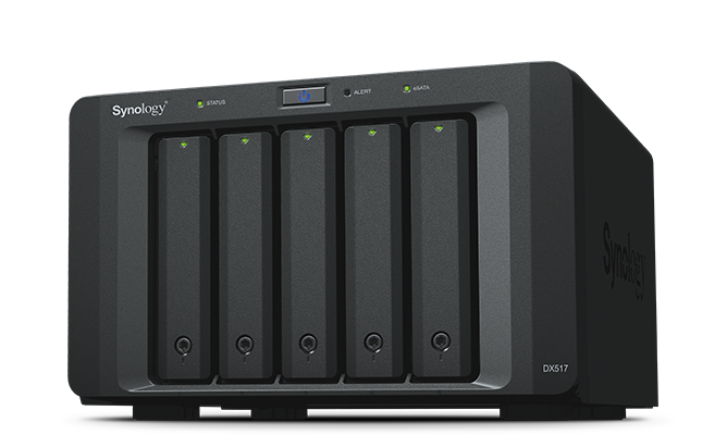 Image of Synology DX517 disk array 40 TB