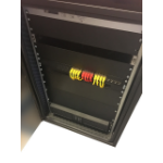 EFB Elektronik OFF-1866TS.V1RW-AK rack 18U Vrijstaande rek Zwart