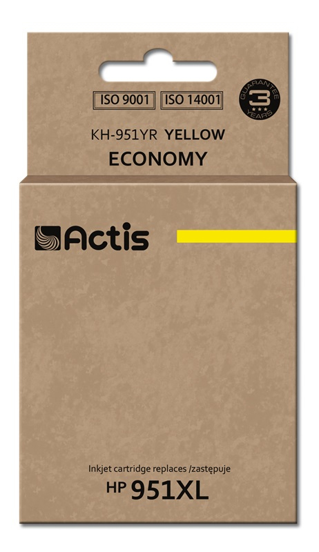 Actis KH-951YR ink (replacement for HP 951XL CN048AE; Standard; 25 ml; yellow)