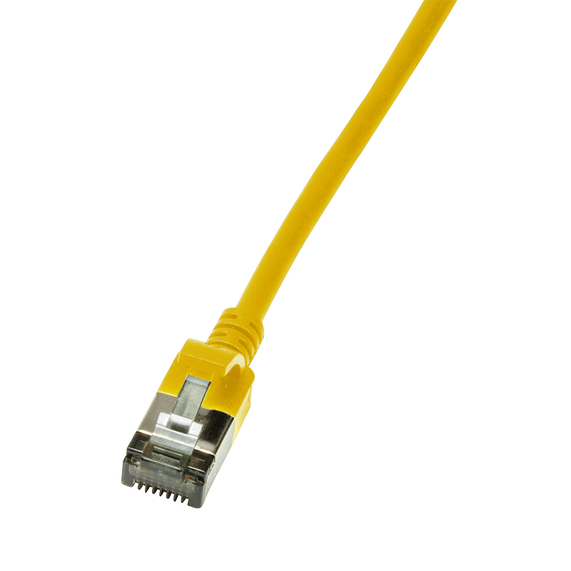 Image of LogiLink CQ9037S networking cable Yellow 1 m Cat6a S/FTP (S-STP)