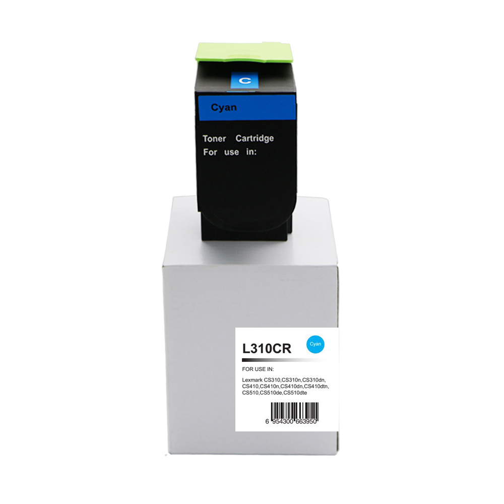Image of CTS Wholesale Remanufactured Lexmark CS310 Cyan Toner 70C2HC0 702HC al