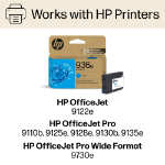 HP 936e EvoMore Cyan Original Ink Cartridge