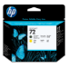 HP C9384A/72 Printhead black matt + yellow for HP DesignJet T 1100/1200/1300/620