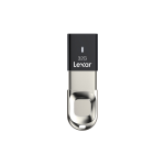 Lexar JumpDrive Fingerprint F35 USB 3.0 USB flash drive 32 GB USB Type-A 3.2 Gen 1 (3.1 Gen 1) Black, Silver