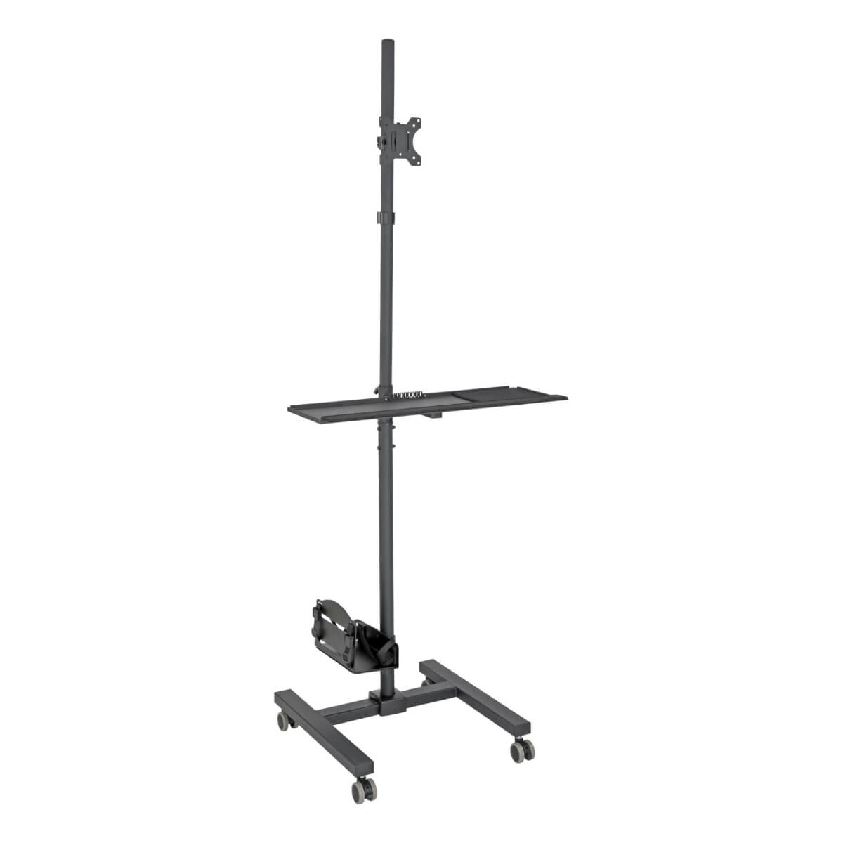 Tripp Lite DMCS1732S Mobile Workstation with Monitor Mount - For 17" to 32" Displays, Height Adjustable