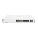 HPE Aruba Instant On 1960 24G 20p Class4 4p Class6 PoE 2XGT 2SFP+ 370W Managed L2+ Gigabit Ethernet (10/100/1000) Power over Ethernet (PoE) 1U