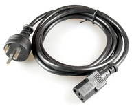 Microconnect PE120418 power cable Black 1.8 m Power plug type K C13 coupler