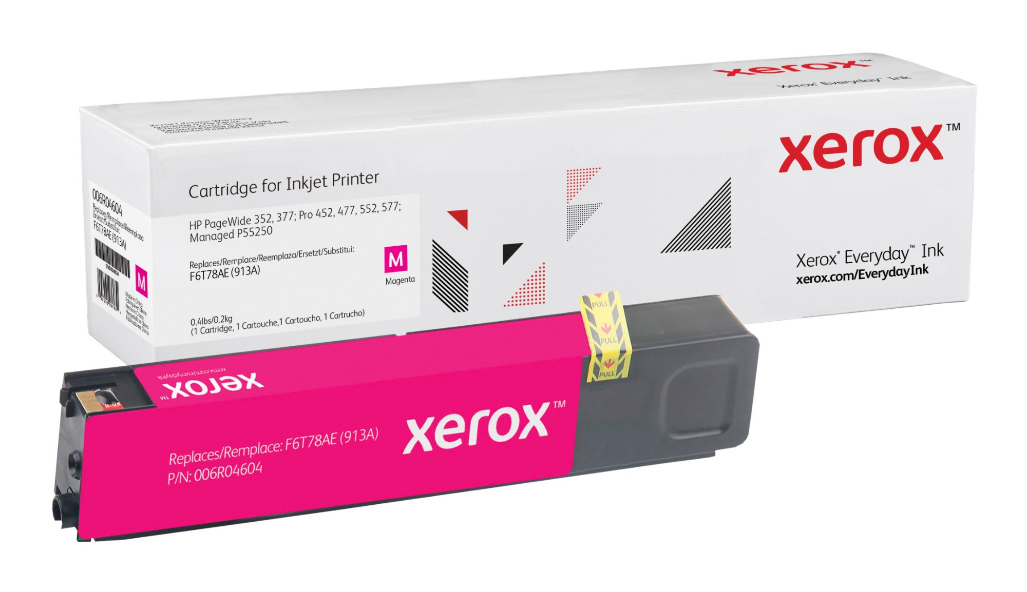 Xerox 006R04604 Ink cartridge magenta, 3K pages (replaces HP 913A) for HP PageWide P 55250/Pro 352/Pro 452/Pro 477