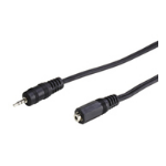 Microconnect Audio 2.5mm M / F - 2M audio cable Black