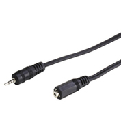 Microconnect Audio 2.5mm M / F - 2M audio cable Black