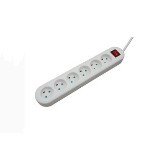 Microconnect GRU0065WDK power extension 5 m 6 AC outlet(s) White