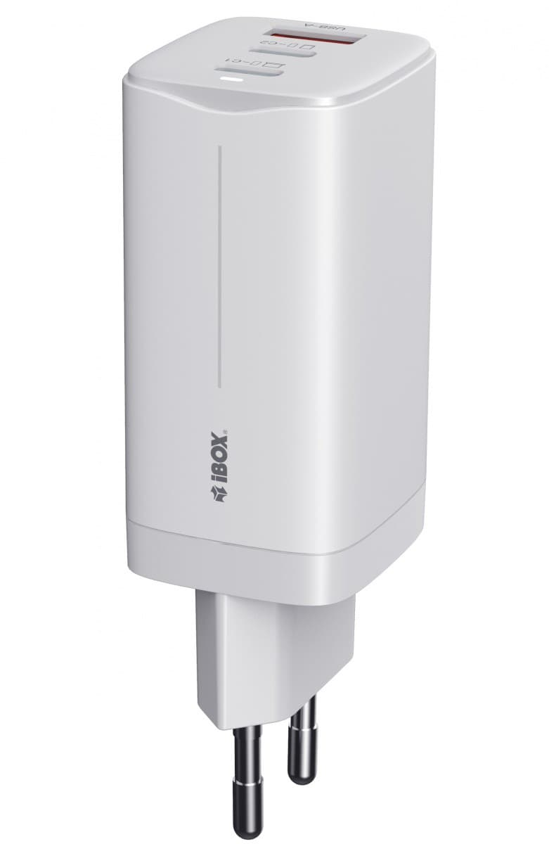 iBox ILUC65W mobile device charger Universal White AC Fast charging Indoor