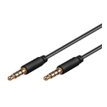 Goobay AVK 182-0300 mini audio cable 3 m 3.5mm Black