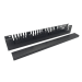 Monoprice 42826 cable organizer Rack Cable management channel Black