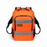 DICOTA P20471-18 backpack Rucksack Black, Grey, Orange Recycled polyethylene terephthalate (rPET)