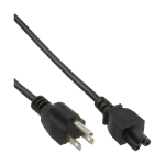 InLine power cable USA / Canada for notebook black 2m