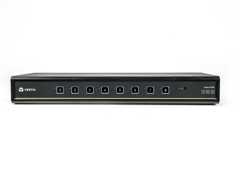 SC985DPH-400 VERTIV CYBEX? SC Universal DP/H Secure KVM Switch 8-Port Dual Display with CAC, PP4.0