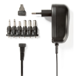 Nedis ACPA001 power adapter/inverter Indoor 12 W Black