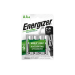 Energizer AA 2000mAh Power Plus Rechargeable Batteries - Pack of 4