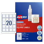 Avery 980021 printer label Transparent Self-adhesive printer label