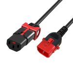 Cablenet 42-5010 power cable Black, Red 1 m IEC C14 IEC C13