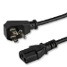 StarTech.com PXTF10115 power cable Black 181.1" (4.6 m) NEMA 5-15P C13 coupler