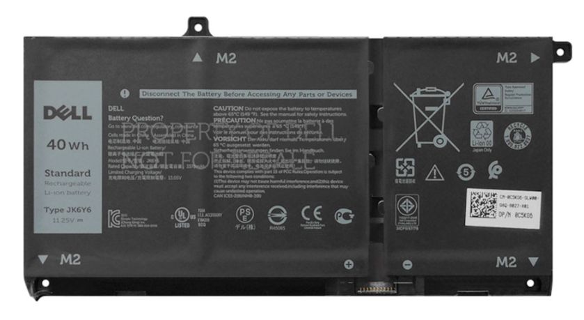 Image of DELL Main Battery Pack 11.25V 3550mAh