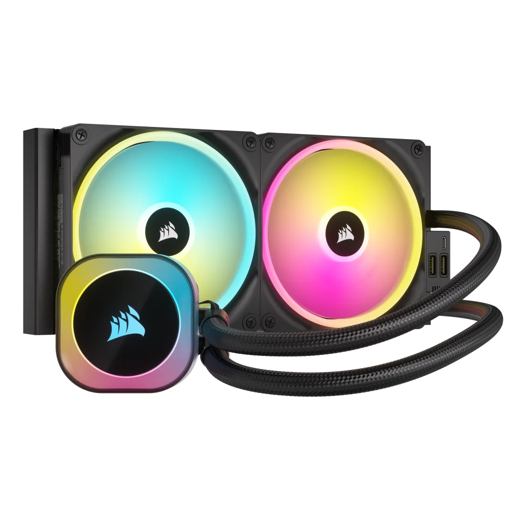 Image of Corsair H115I Processor Liquid cooling kit 14 cm Black