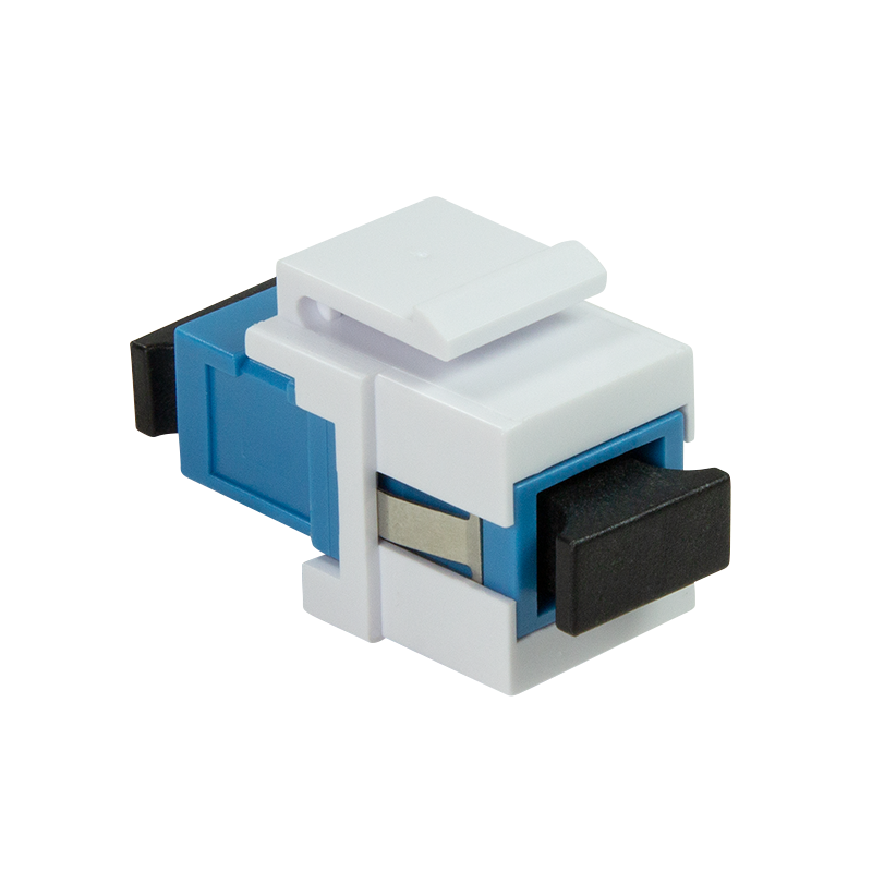 Image of LogiLink Keystone Coupler Fiber SC-Simplex Singlemode, blue/white