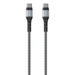 Energizer C521CKSL USB cable 2 m USB C Black, Silver