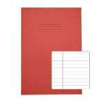 Rhino A4 Exercise Book 32 Page, Red, F8M (Pack of 100)