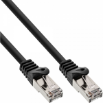 InLine Patch Cable SF/UTP Cat.5e black 25m
