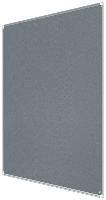 Nobo Premium Plus Felt Notice Board 1800 x 1200mm Grey 1915199