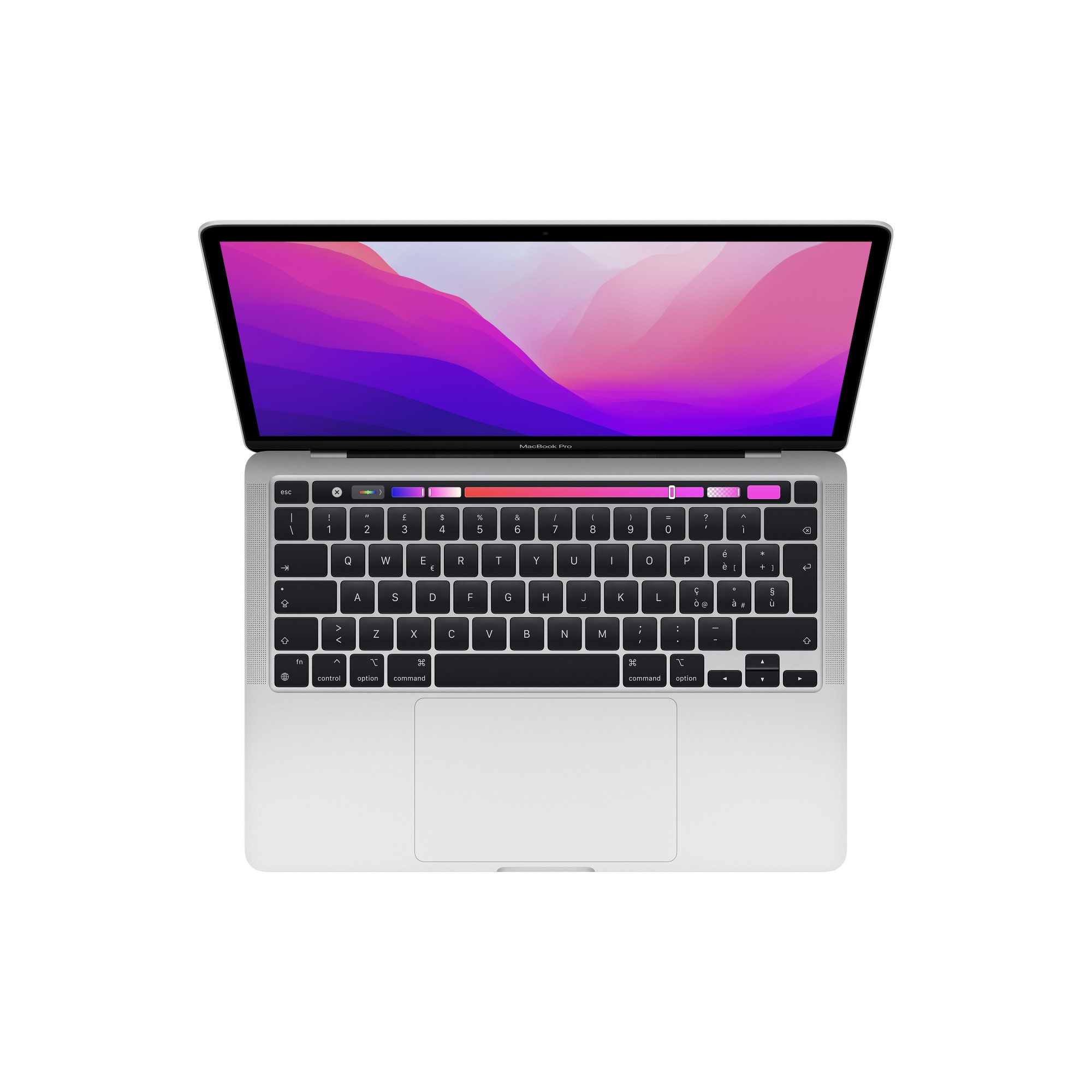 MacBook Pro, 13.3" IPS, 2560 x 1600, 500 cd/m?, 8-core Apple M2 chip, 8GB/256GB SSD, 10-core GPU, Thunderbolt/USB 4 x 2, Wi-Fi 6, Bluetooth 5.0, macOS