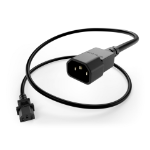 UNC PWCD-C13C14-10A-05F-BLK power cable Black 60" (1.52 m) C13 coupler C14 coupler