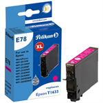 Pelikan 4109460/E78 Ink cartridge magenta XL, 486 pages 7ml (replaces Epson 16XL) for Epson WF 2010/2660/2750