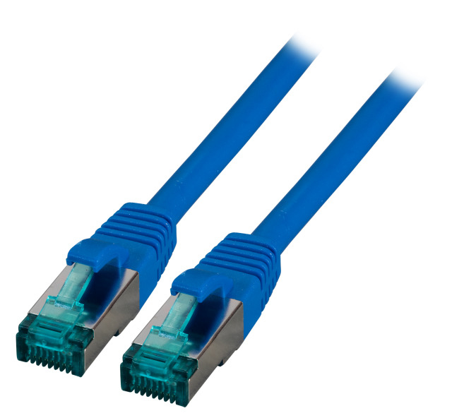 EU Product - RJ45 Patchkabel S/FTP Cat.6A LSZH 20.00m blau thumbnail